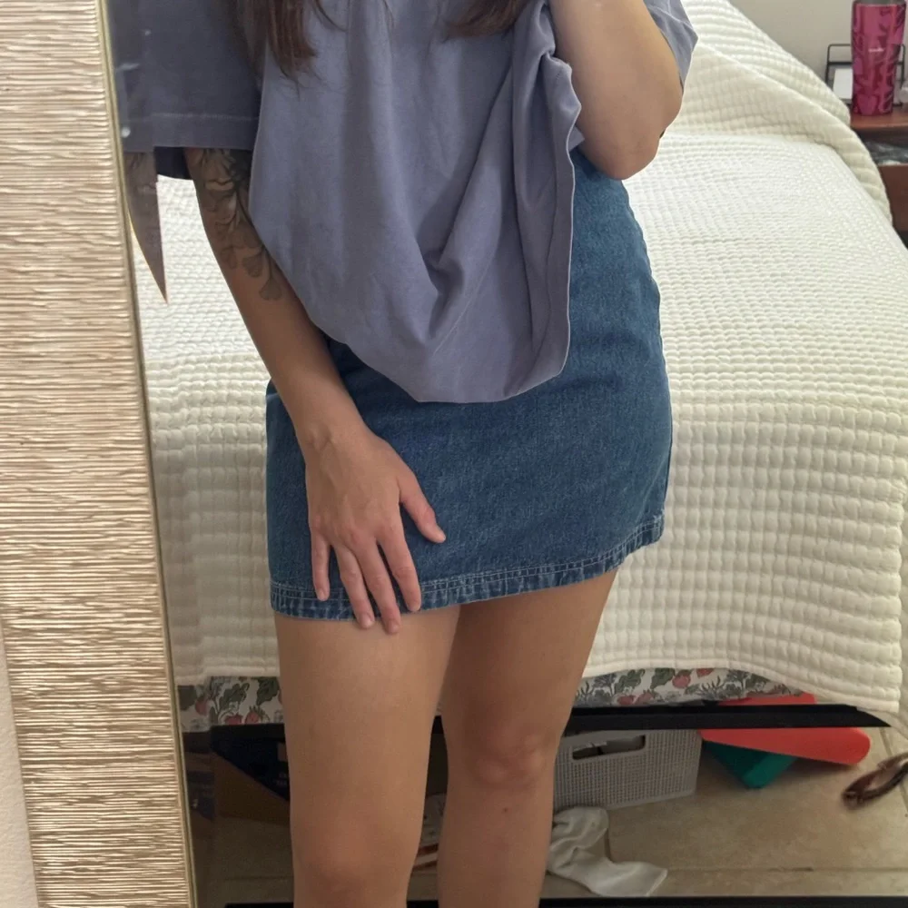 Vtg Xhilaration‎ Denim Mini Skirt